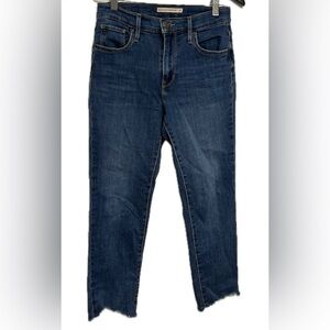 Levi's Dark Blue Ankle Jeans